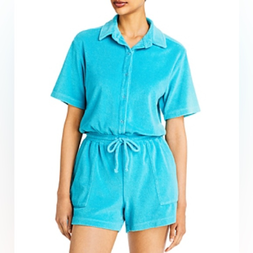 NWOT MONROW terry cloth romper